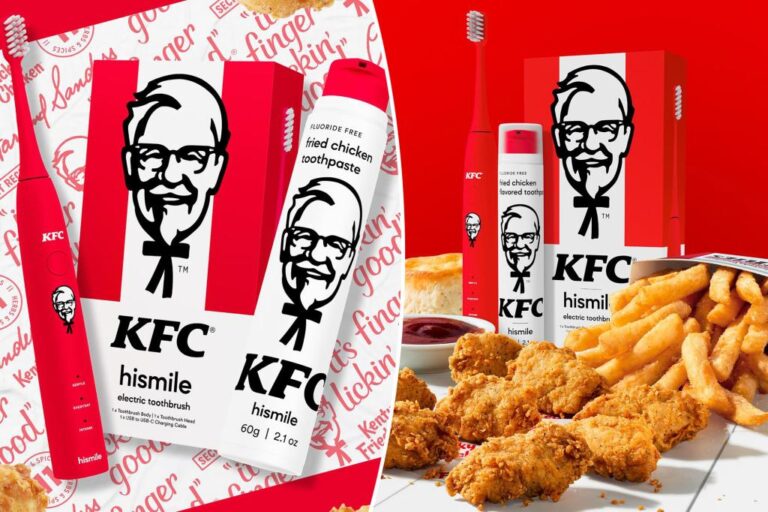 KFC introduces fried chicken-flavored toothpaste