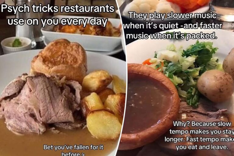 These are the psychological tactics restaurants