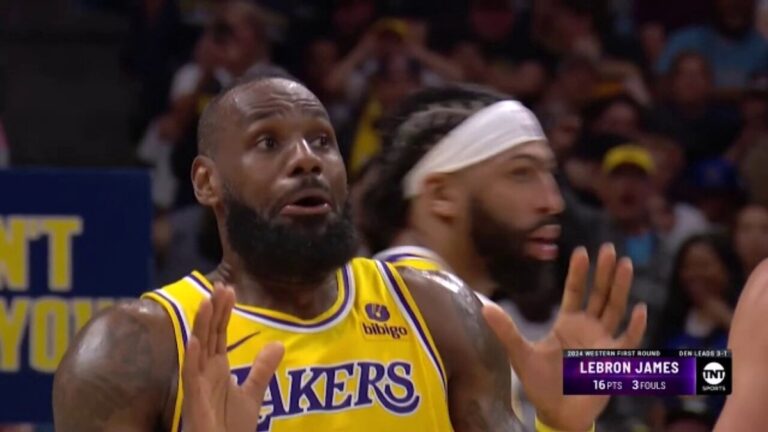 LeBron James Makes Fan Flinch After Being Called | Gossip Wire News