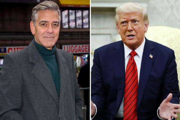 George Clooney doesnt care if Trump calls him a | Gossip Wire