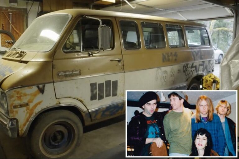 Touring van boasting original Kurt Cobain artwork | Gossip Wire