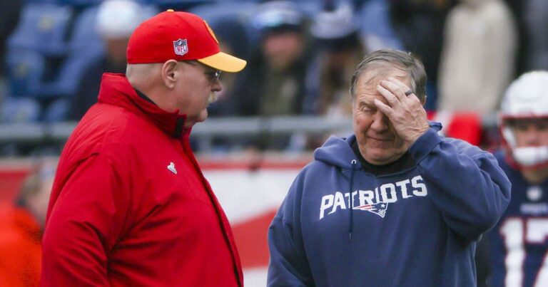 Bill Belichick’s Andy Reid prediction as Tom Brady