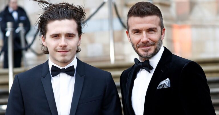 David Beckham sends toughing message to Brooklyn as he