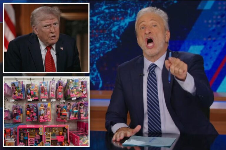 Jon Stewart rips Trump for doubling down on fewer