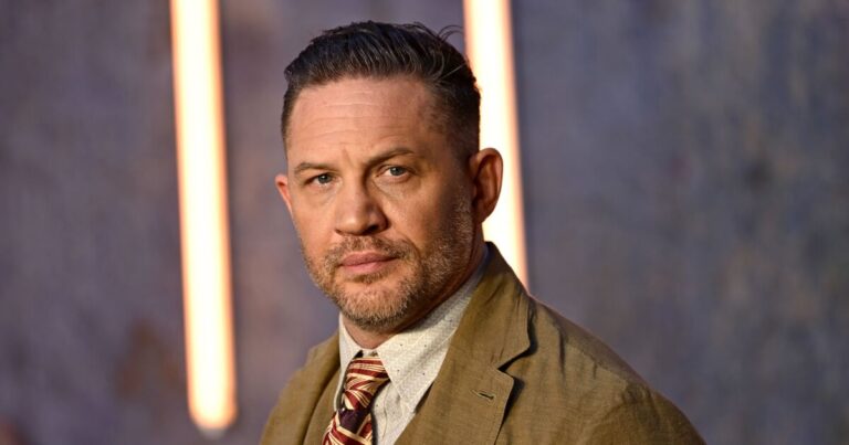 Tom Hardy has 'someone else’s' hair as he addresses