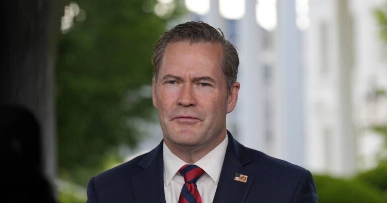 Trump's national security adviser Mike Waltz