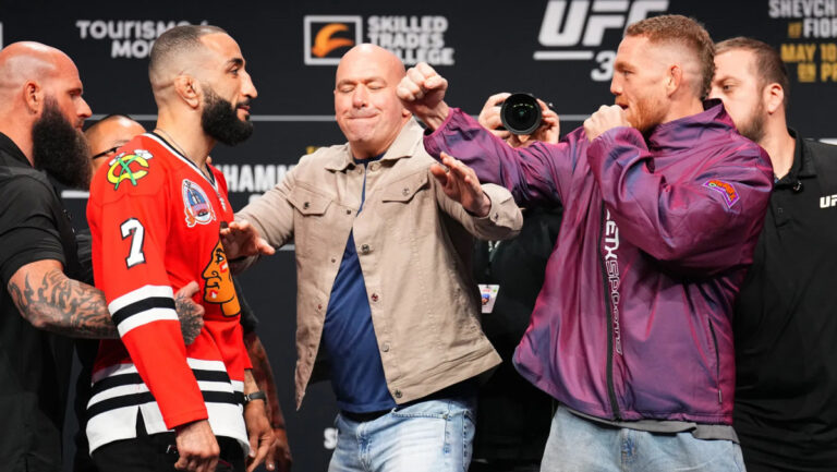 UFC 315 Press Conference Face-Offs