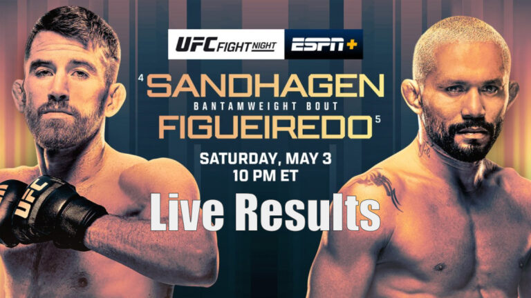 UFC Des Moines: Sandhagen vs. Figueiredo live