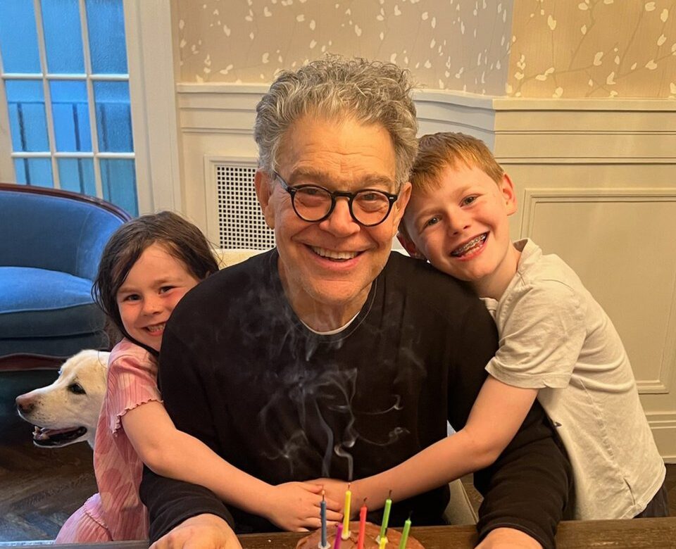 Al Franken Celebrates 74th Birthday With Grandkids | Gossip Wire News