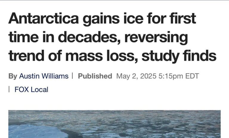 Antarctica Ice Reversal Sparks Heated Debate On | Gossip Wire News