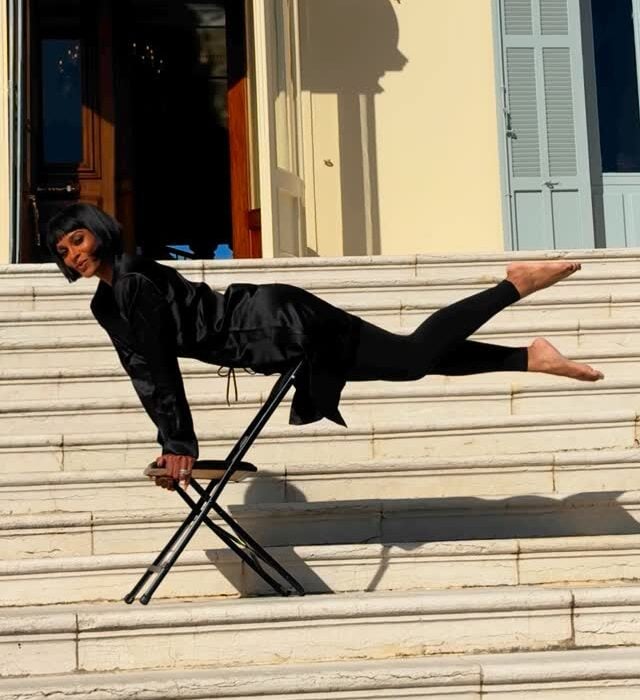 Ciara Shows Off Her Chair Workout In France And | Gossip Wire News