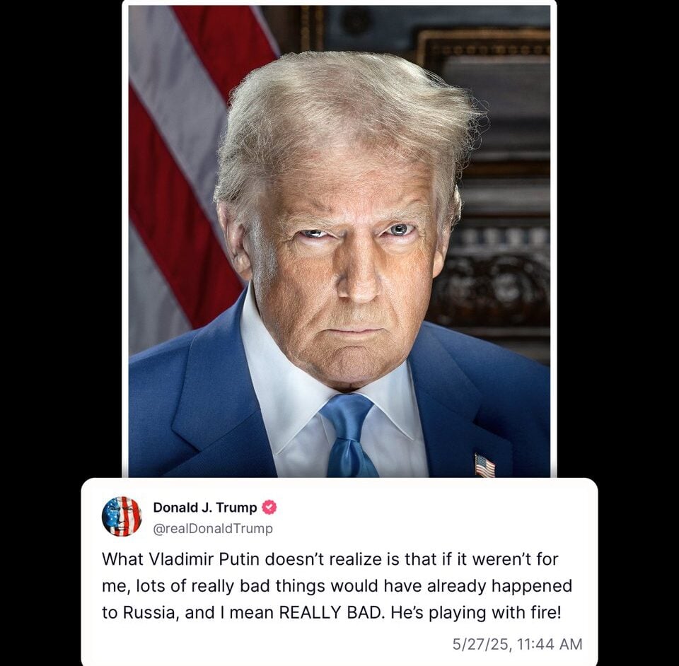 Donald Trump Warns Vladimir Putin Is ‘Playing With | Gossip Wire News