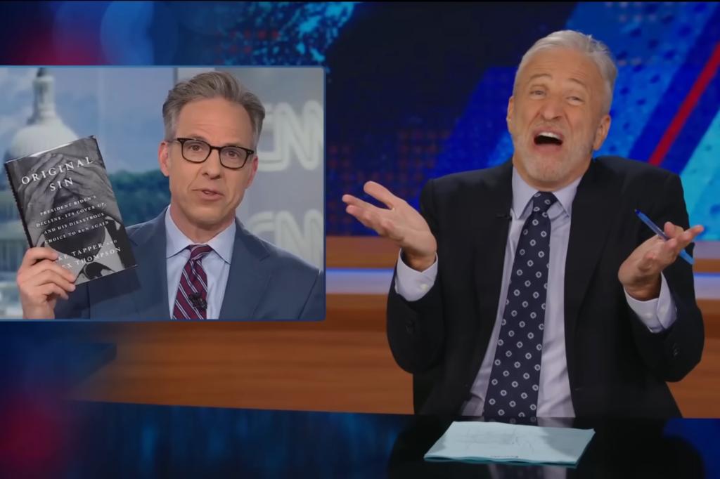 Jon Stewart rips CNN over Jake Tapper's book | Gossip Wire