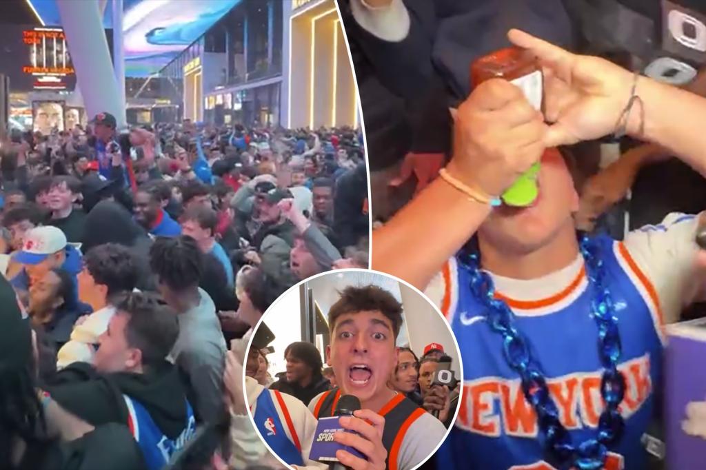 Knicks fans console themselves after Game 5 loss | Sports News
