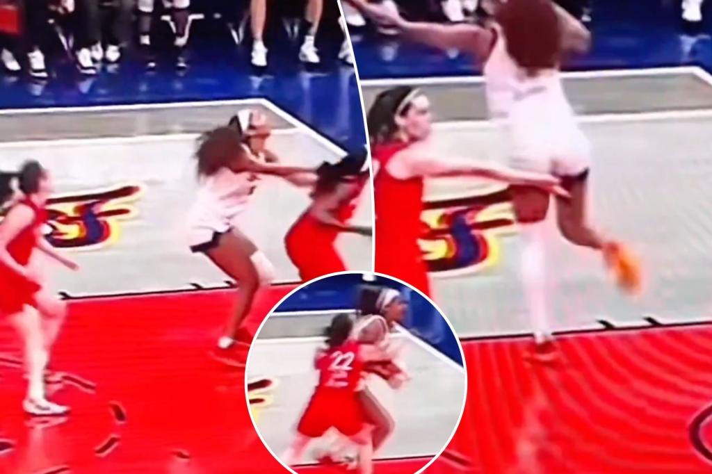 New video angle of Caitlin Clark's foul on Angel | Sports News