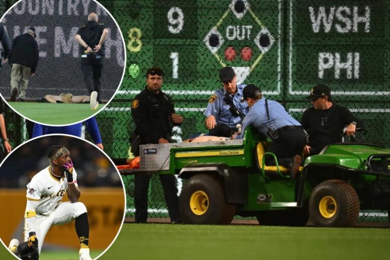 Fan at Pirates game falls 21 feet onto playing | Sports News