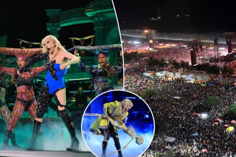 Lady Gaga rocks Brazils Copacabana Beach with | Gossip Wire