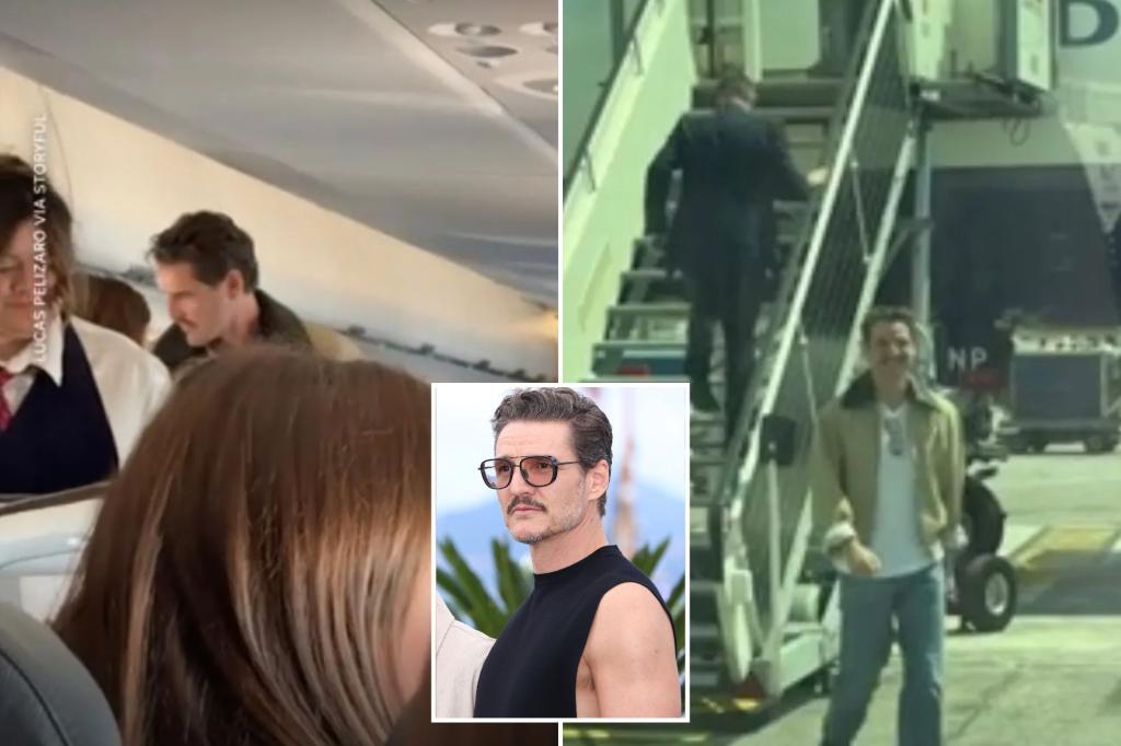 Pedro Pascal proves he's just like us on flight to | Gossip Wire