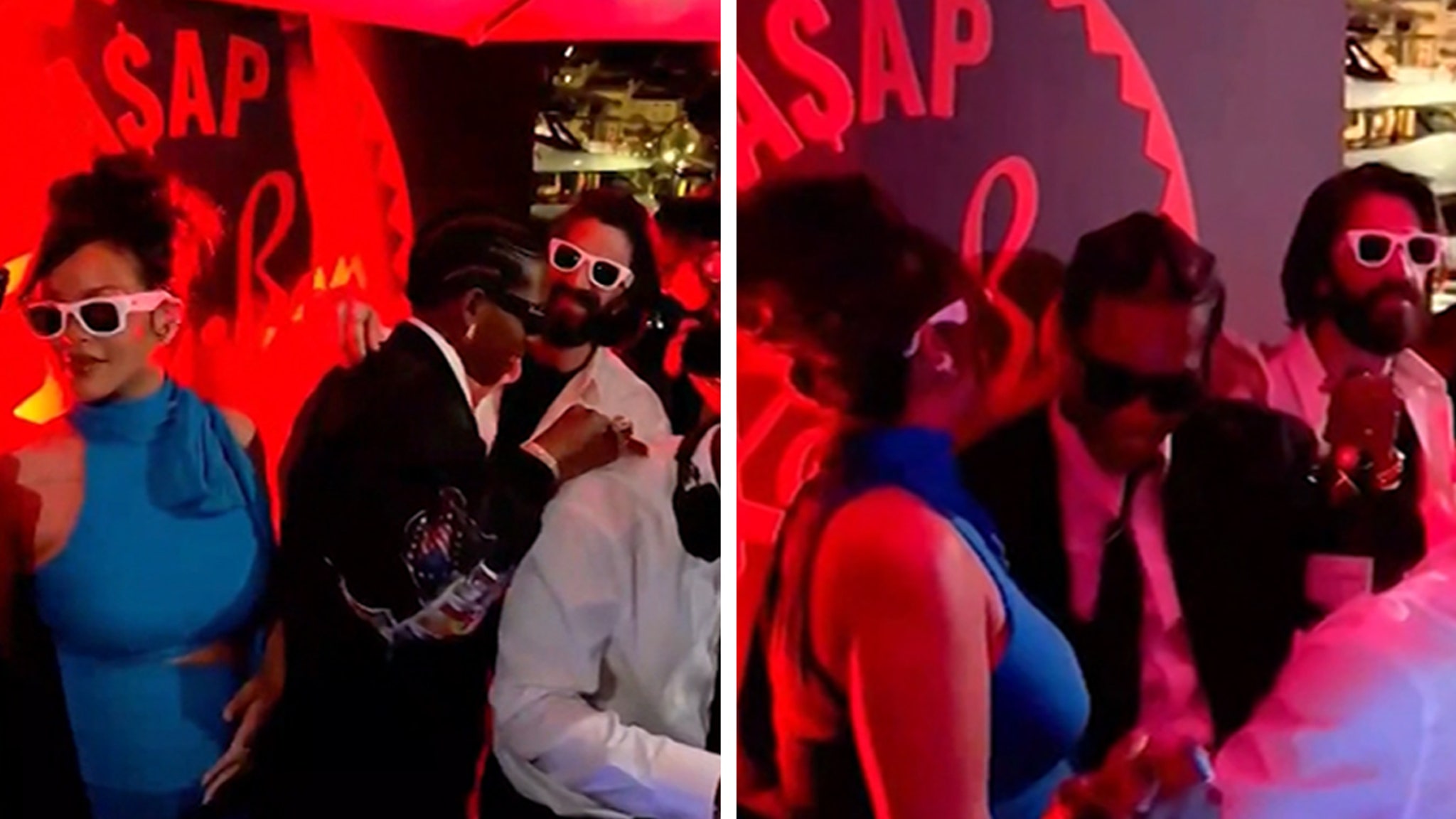 Rihanna and A$AP Rocky Party in DJ Booth at Cannes