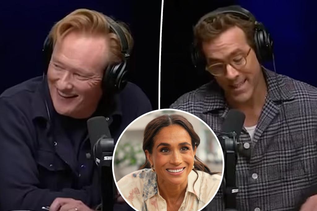 Ryan Reynolds and Conan O'Brien poke fun at Meghan | Gossip Wire