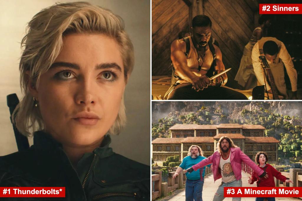 ‘Thunderbolts*’ and ‘Sinners’ continue reign at | Gossip Wire