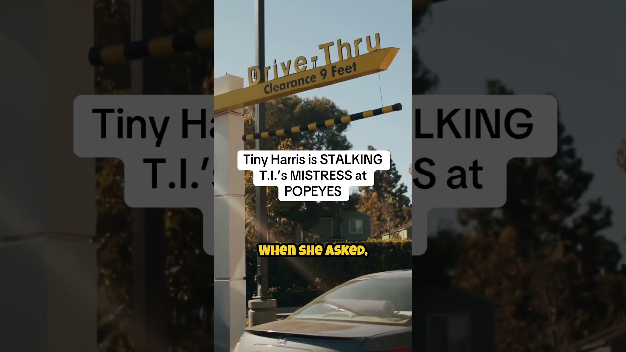 Tiny Harris is STALKING T.I.’s MISTRESS at POPEYES