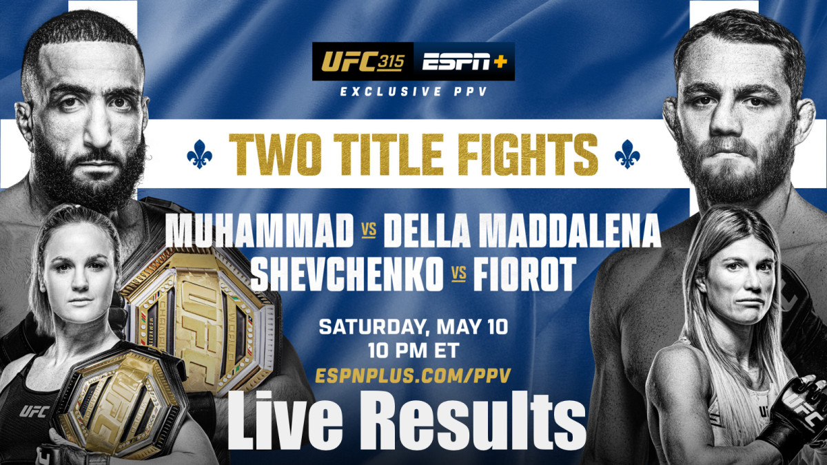 UFC 315: Muhammad vs. Della Maddalena Live Results | MMA News