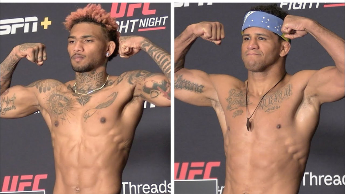 UFC Vegas 106 main event weigh-in video: Gilbert | MMA News