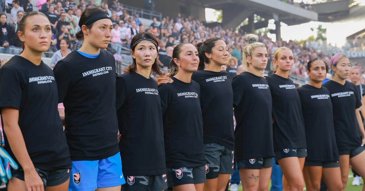 Angel City wears 'Immigrant City Football Club' | College News