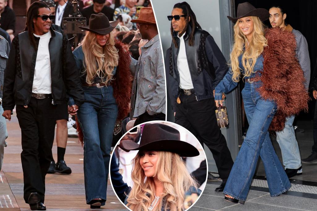 Beyoncé and Jay-Z steal the spotlight at Louis