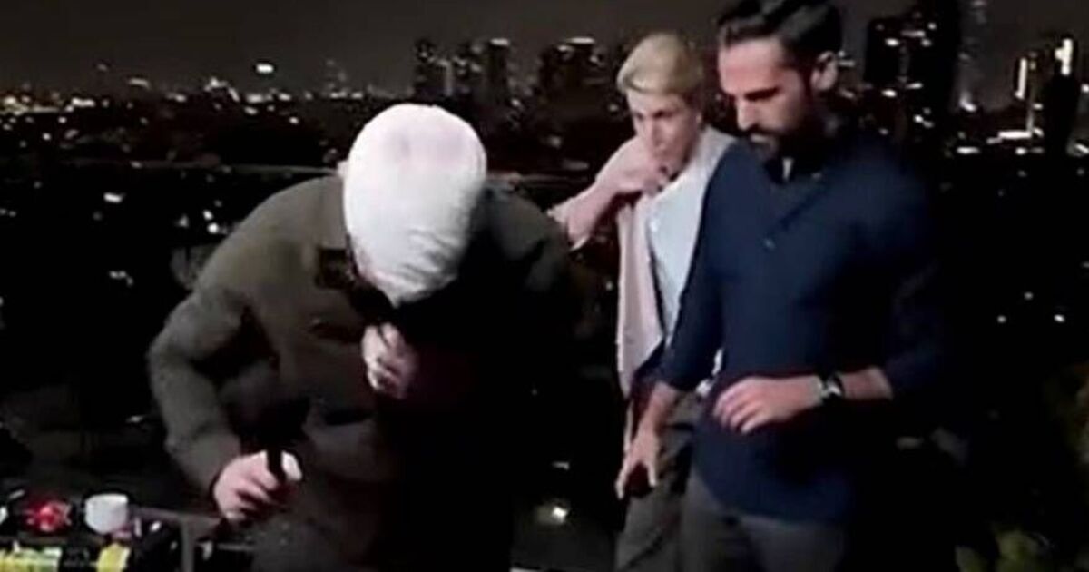 CNN star rushed off set live after Israel missile | TV Shows
