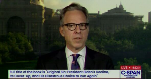 CNN's Jake Tapper admits to mistake over Biden and weapons of