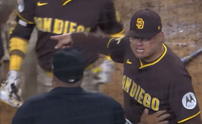DodgersPadres game erupts into chaos in wild