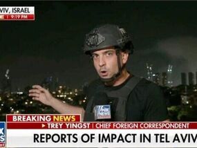 Fox News reporter flees live on air as Tel Aviv hit by | Latest US News