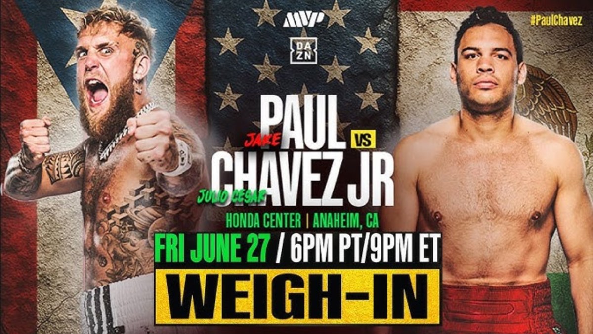 Jake Paul vs. Julio César Chávez Jr. Weigh-In | MMA News