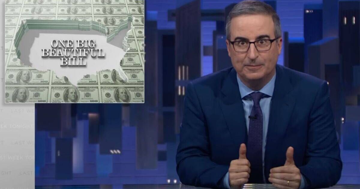 John Oliver mocks Trump's 'Big Beautiful Bill' | TV Shows