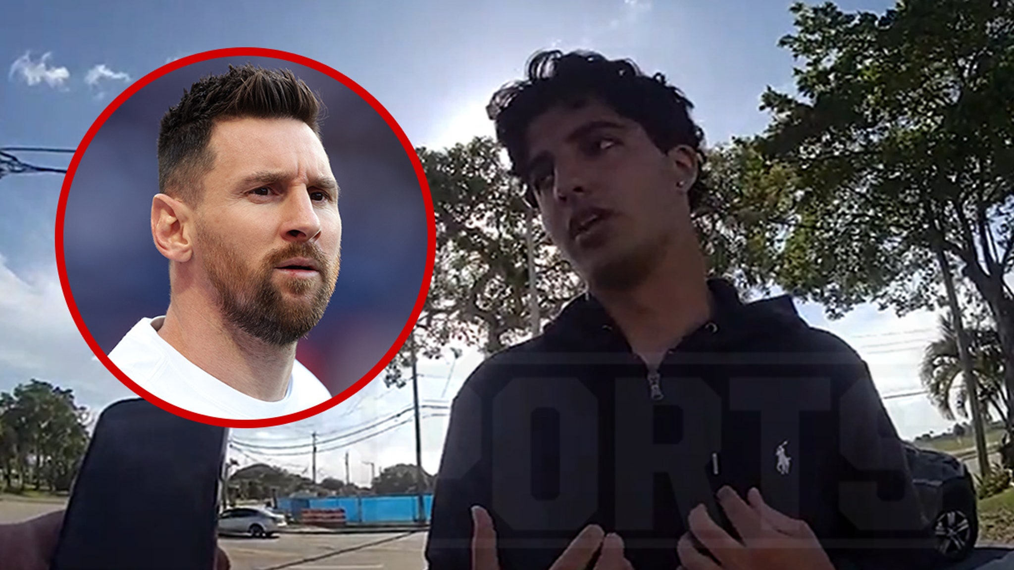 Lionel Messi Fan Chastised By Cop After Rushing