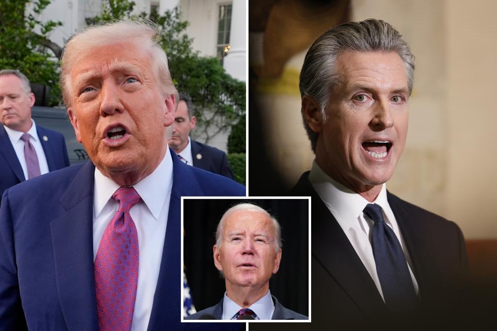 Newsom tries to give Trump the Biden treatment, | Gossip Wire