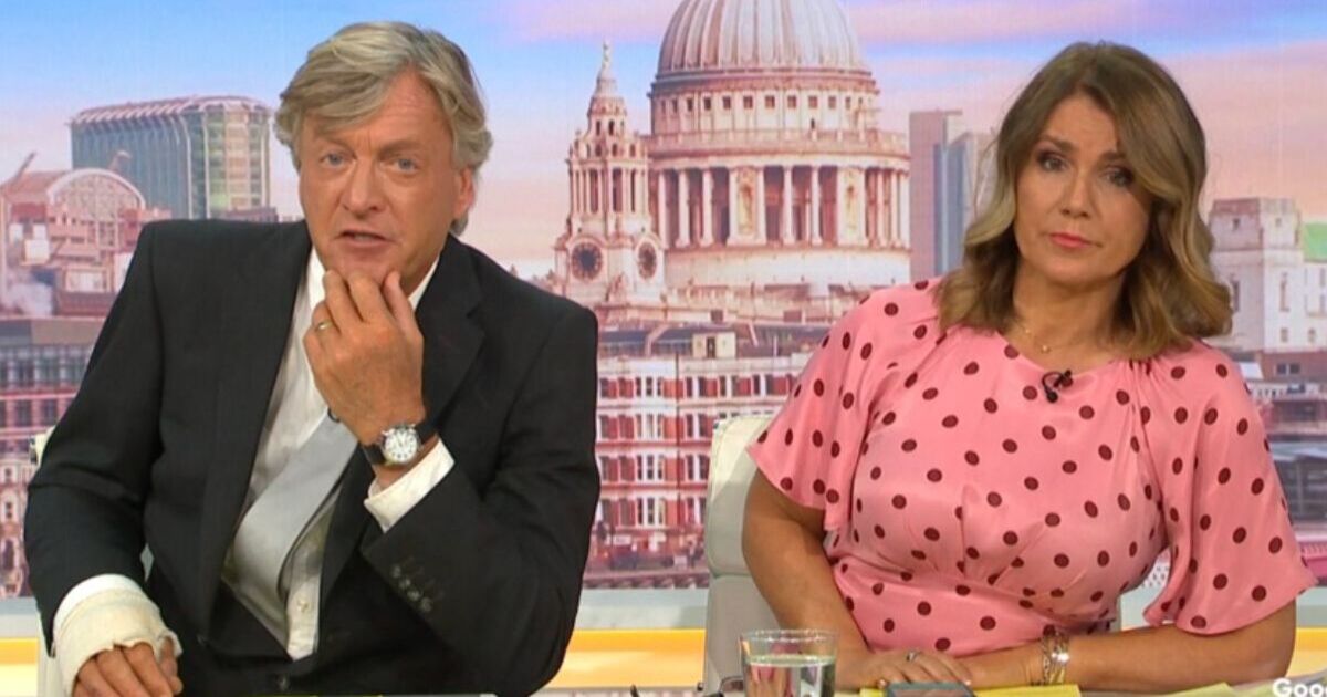 Richard Madeley unveils horror injury live on air as he | UK News