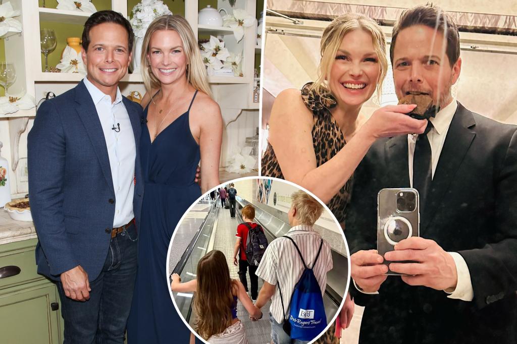 Scott Wolf takes kids on vacation after filing for | Gossip Wire