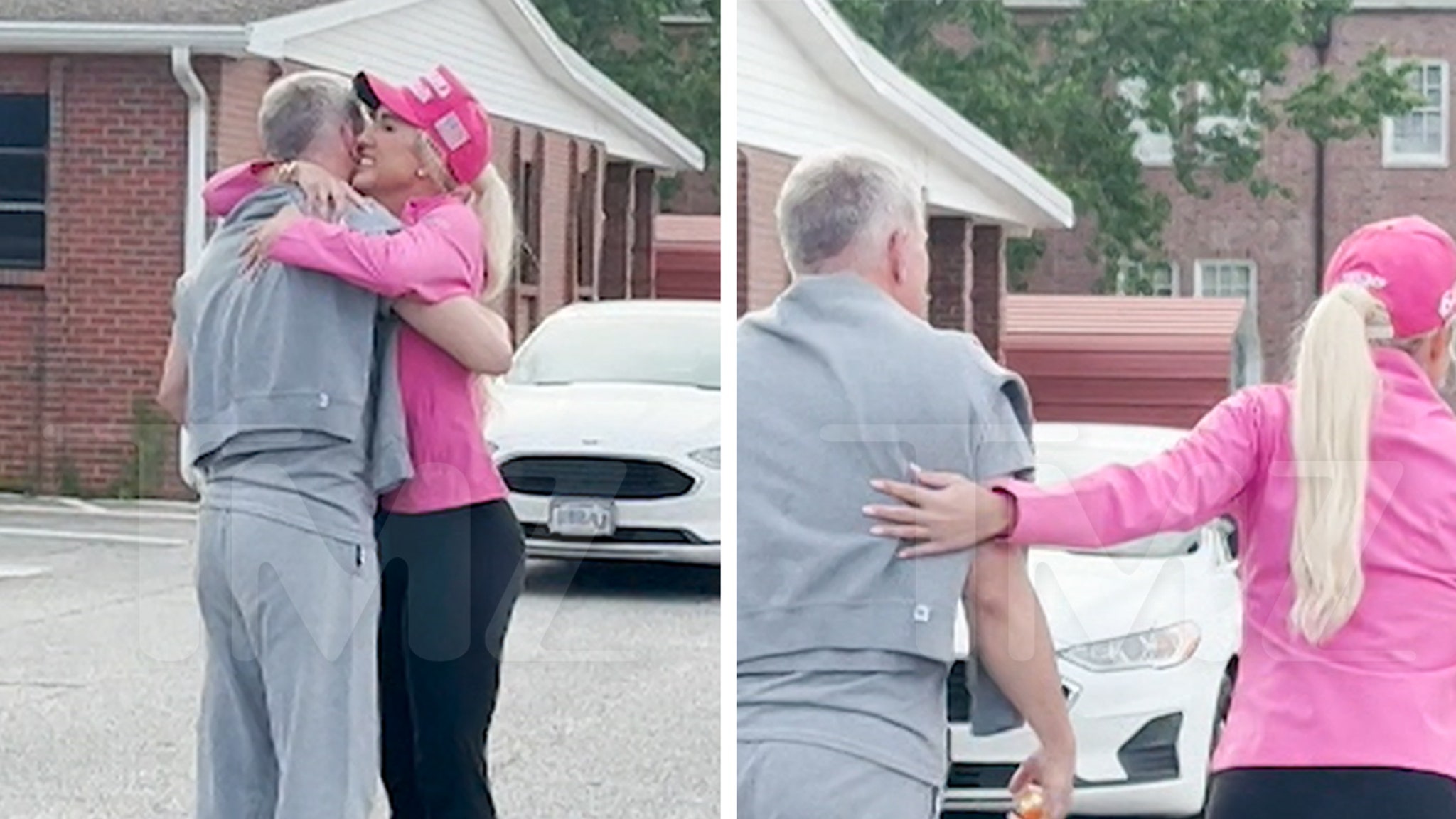 Todd and Savannah Chrisley Hug After His Release