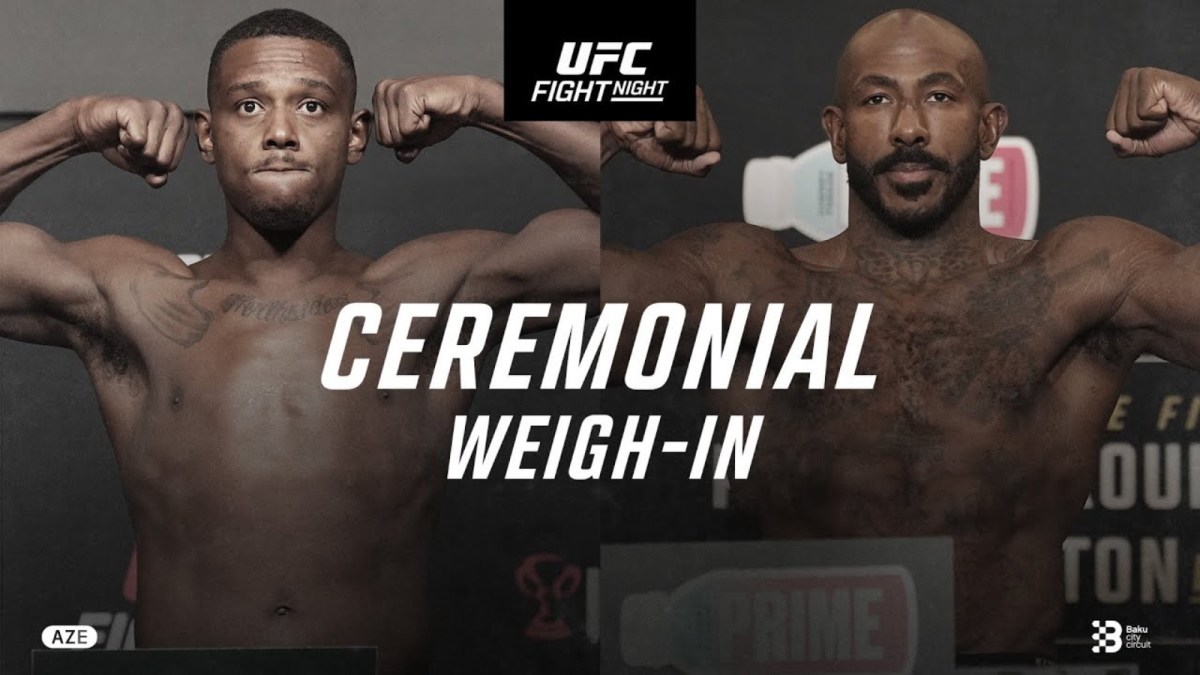 UFC Baku: Hill vs. Rountree Jr. Ceremonial Weighin Video | MMA News