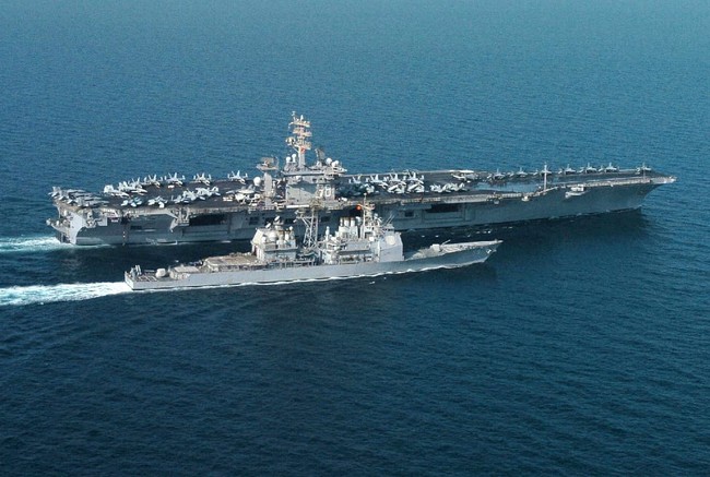 USS Nimitz Is Conducting Flight Ops in the South | Political News