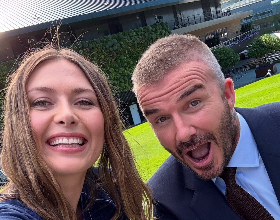 Maria Sharapova And David Beckham Spark Wimbledon | Gossip Wire News
