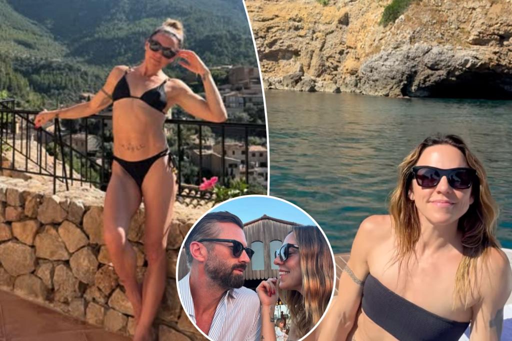 Spice Girl Melanie C stuns on island getaway with