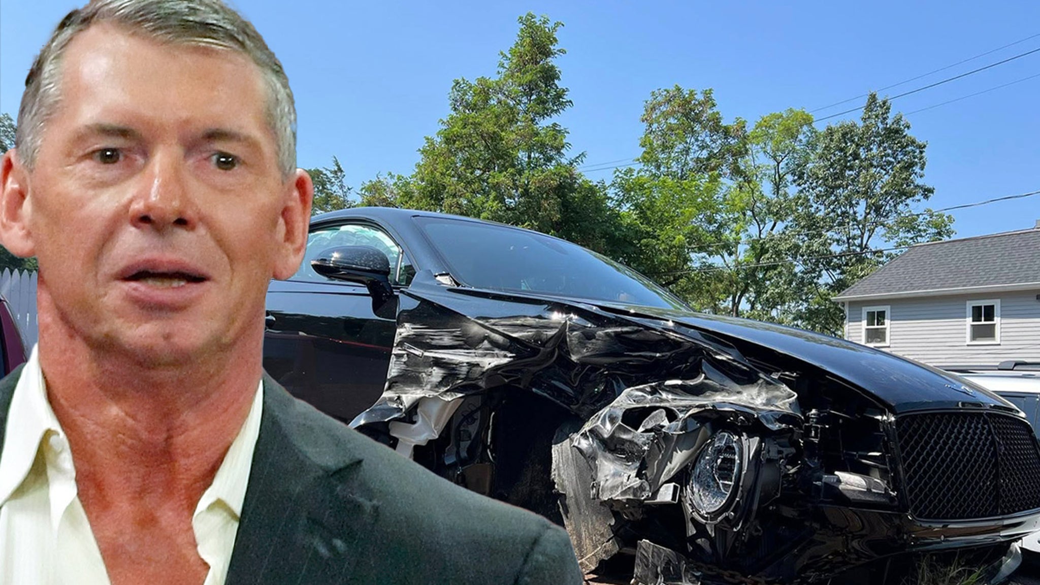 Vince McMahon Involved In Car Accident, Bentley