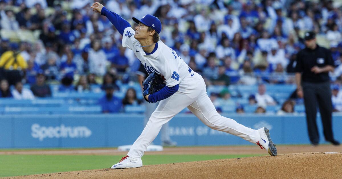 Yoshinobu Yamamoto and the Dodgers cruise past the