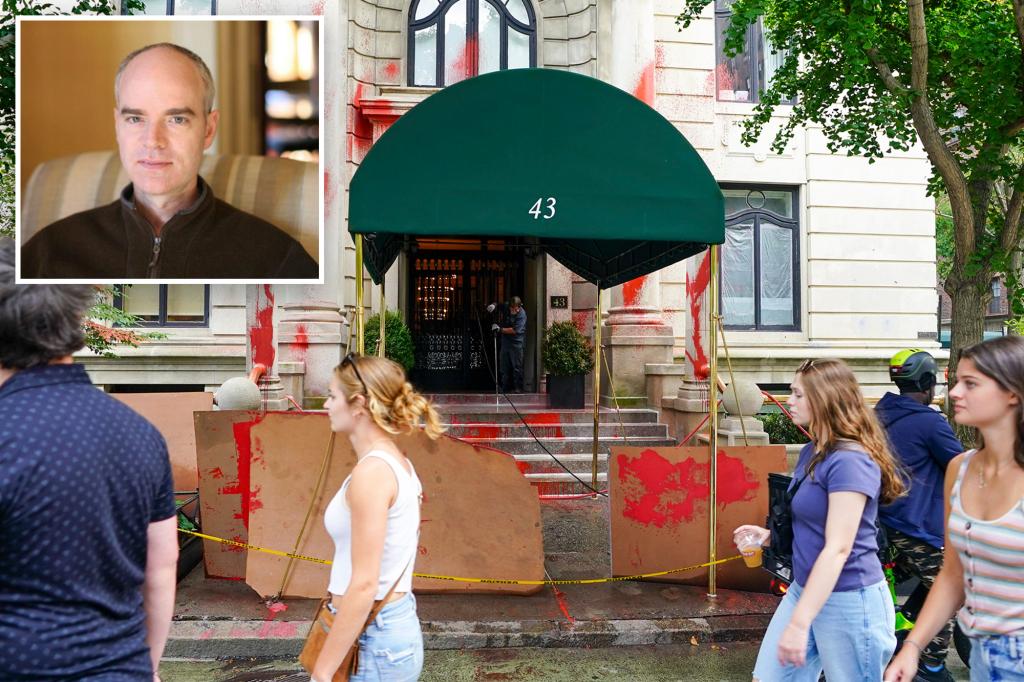 Anti-Israel vandals target ritzy NYC building | Gossip Wire