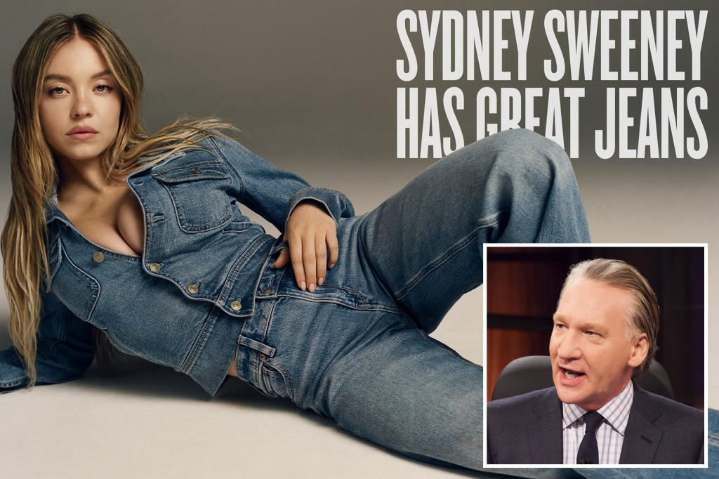 Bill Maher slams woke mob over Sydney Sweeney