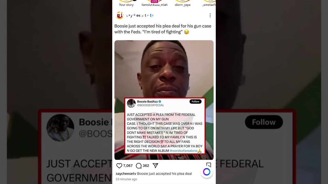 Boosie Pleads Guilty to Gun charges How y'all Feel